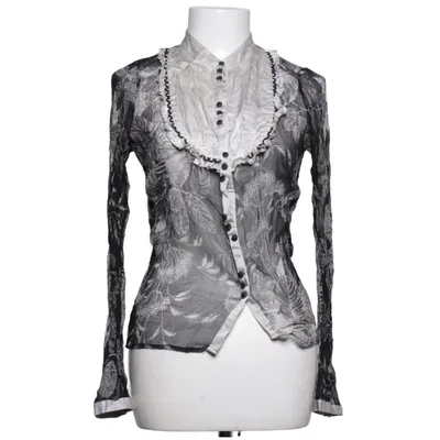 Blus (Svart, Vit) från Designers Remix Collection Silke