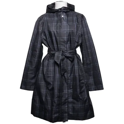 Regnfrakke (Sort, Blå) fra Cecilia Classics Polyester, Polyurethan