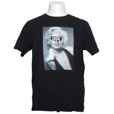 T-shirt (Schwarz) von Luxe Bio-Baumwolle