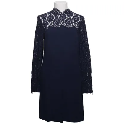Dress (Blue) from Sandro Cotton, Polyamide, Polyester, Viscose