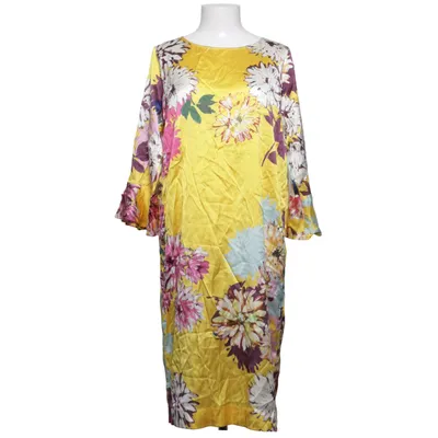 Robe (Jaune, Multicolore) de Joyce & Girls Élasthane, Soie