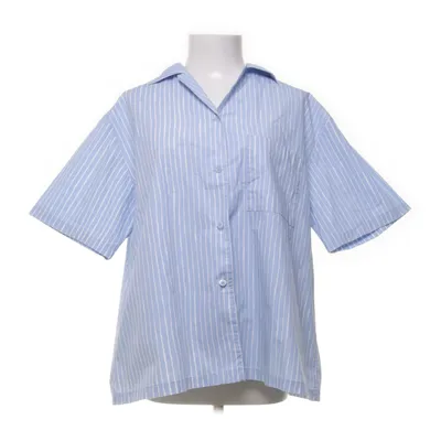 Short sleeve shirt (Blue, White) from Marimekko x Uniqlo