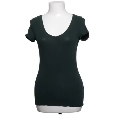 T-shirt (Grön) från H&M Basic Bomull, Elastan