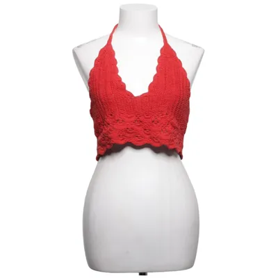 Neckholder Top (Rot) von Zara Trafaluc