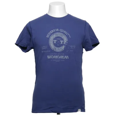 T-shirt (Blau) von Fristads Kansas Baumwolle