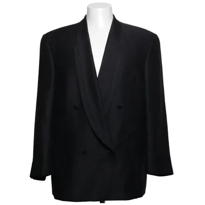 Veste de smoking (Noir) de Masterhand Polyester, Viscose, Laine