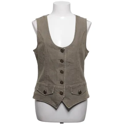 Vest (Brun) fra Almia Bomuld, Elastan, Polyester