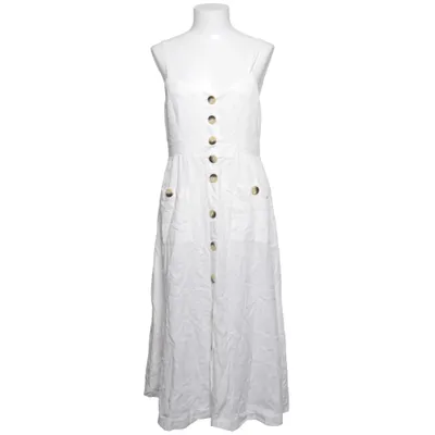 Klänning (Vit) från VILA Clothes Bomull, Polyester, Viskos