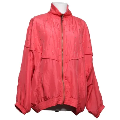 Bomber jacket (Red) from Evr Polyester, Silk