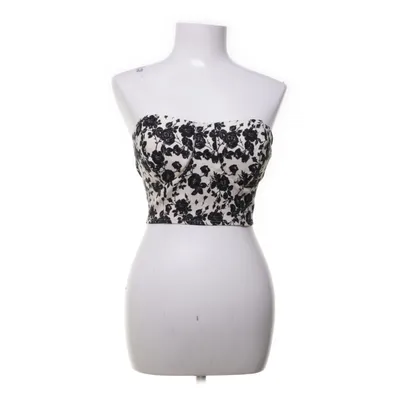 Crop top (Beige, Zwart) van Cider