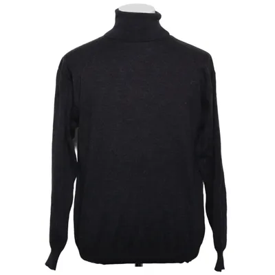 Turtleneck (Gray) from Point of Italy Acrylic, Merino wool