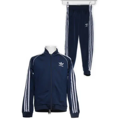 Träningsset (Blå, Vit) från Adidas Återvunnen polyester