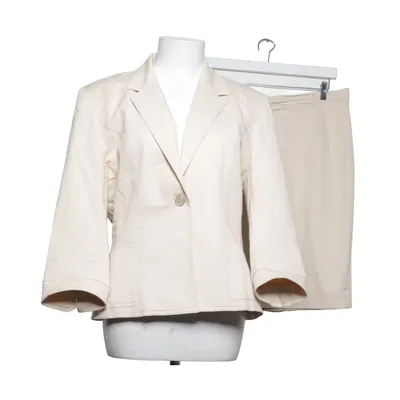 Skirt suit (Beige) from Antonelle Acetate, Cotton, Elastane