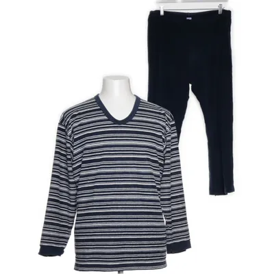 Pyjamasz (Blå, Hvid) fra TCM Bomuld, Polyester