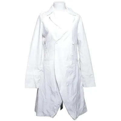 Trenchcoat (Vit) från Oxmo Bomull, Polyester