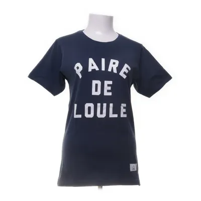T-shirt (Blue, White) from Cheaque Cotton