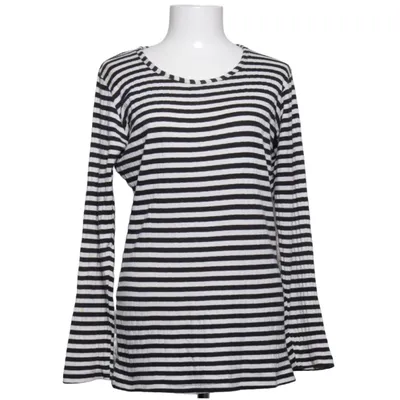 T-shirt à manches longues (Noir, Blanc) de Paprika Coton