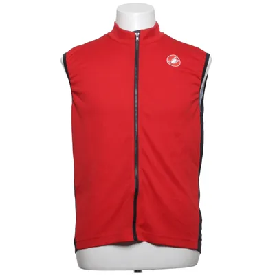 Sportvest (Rood, Zwart) van Castelli Elastaan, Polyester