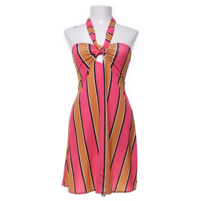 Halterneckklänning (Rosa, Flerfärgad) från ASOS Elastan, Polyester