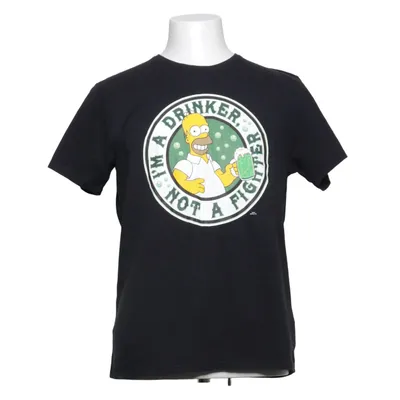 T-shirt (I'm A Drinker Not A Fighter) van The Simpsons Katoen