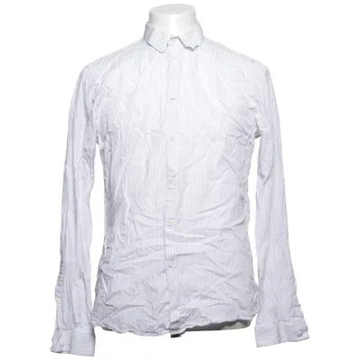 Chemise (Blanc, Gris) de Filippa K Man Coton