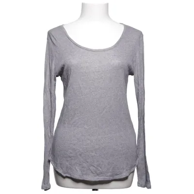 Long sleeve T-shirt (Gray) from Majestic Filatures Cashmere, Cotton, Silk