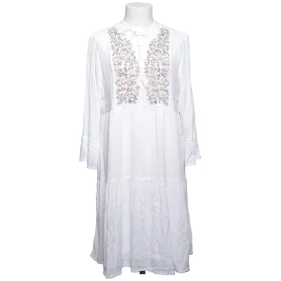 Klänning (Vit, Flerfärgad) från Pieces Polyester, Viskos