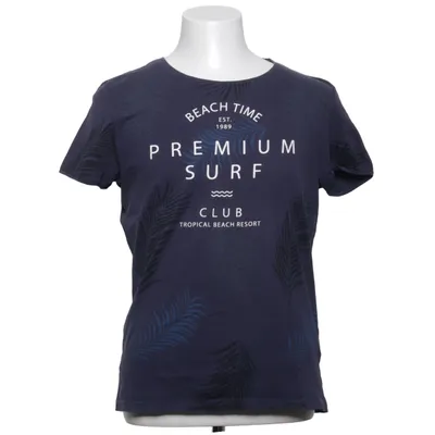 T-shirt (Blauw) van Livergy Katoen