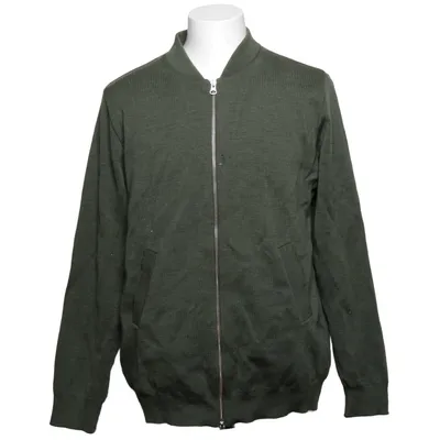Cardigan (Groen) van A Day's March Merinowol