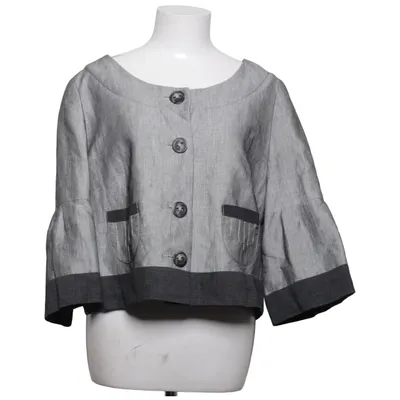 Veste (Gris) de Marks & Spencer Autograph Coton, Lin, Polyester