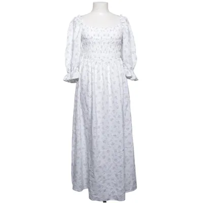 Maxi jurk (Meerkleurig, Wit) van H&M Katoen, Viscose