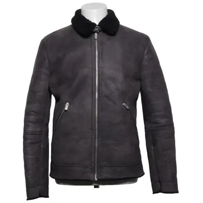 Shearling Jacke (Grau) von Zara Man Polyester