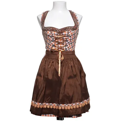 Dirndl (Blanc, Orange, Marron) de Distler Coton, Polyester