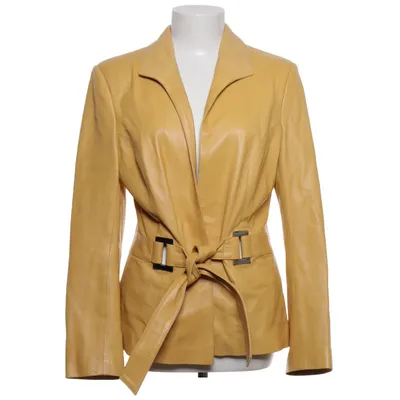 Læderblazer (Beige) fra First Class Læder