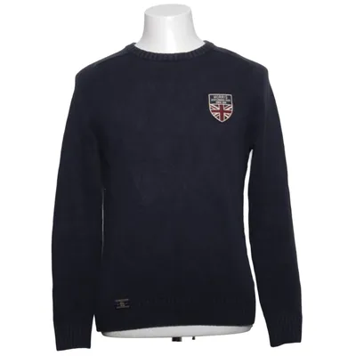 Pull-over (Bleu) de Morris Gent's Coton, Laine