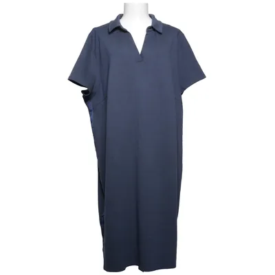 Polojurk (Blauw) van Gina Laura Elastaan, Polyester, Viscose