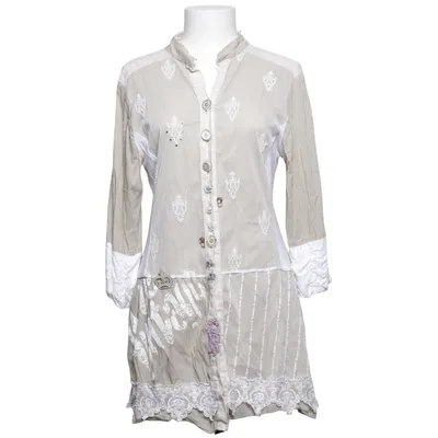 Blus (Beige, Vit) från Piro