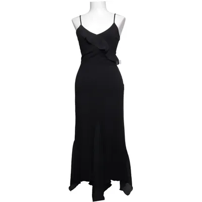 Maxi jurk (Zwart) van LA City Elastaan, Polyester, Viscose