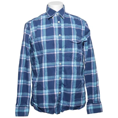 Chemise (Bleu, Blanc, Vert) de Registered Trademark Coton