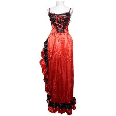 Feestkostuums (Rood, Zwart) Polyester