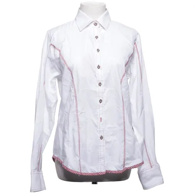 Chemise (Blanc, Rouge) de Alpin de Luxe Coton