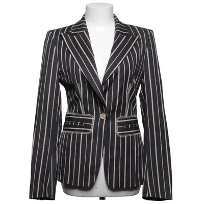 Blazer (Black, Beige) from Purificacion Garcia Cotton, Polyamide