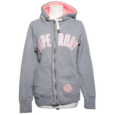 Huvtröja (Grå, Rosa) från Superdry Bomull, Polyester