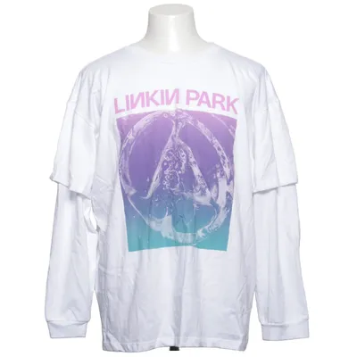 Långärmad t-shirt (Vit, Flerfärgad) från Linkin Park Bomull