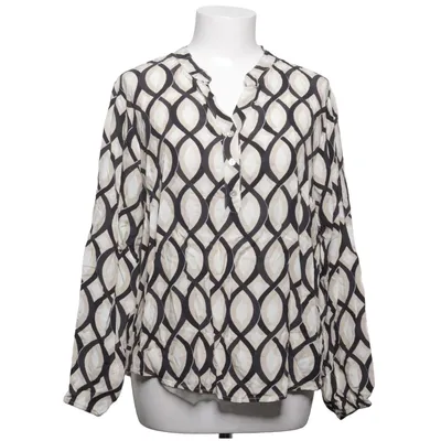 Bluse (Sort, Beige, Hvid) fra Diff Viscose