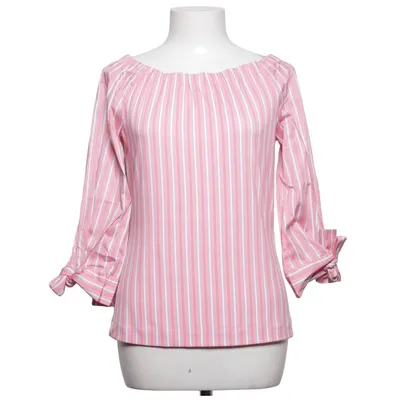 Blouse (Rose, Blanc) de Marc Cain Coton, Élasthane, Polyester