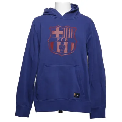 Sweat à capuche (Bleu) de Nike Coton, Polyester