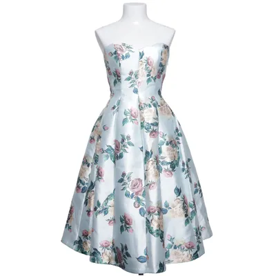 Cocktail dress (Blue, Multicolored) from Chi Chi London Polyester