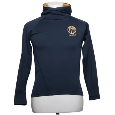 Hoodie (Blue, Yellow) from YMR Track Club Polyester