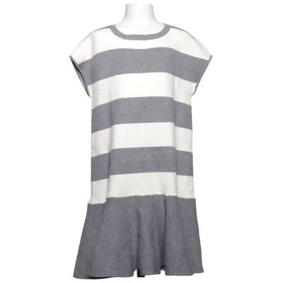 Kjole (Grå, Hvid) fra Zara Knitwear Polyamid, Polyester, Viscose